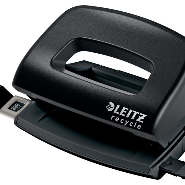 LEITZ Locher NeXXt Recycle 5010-00-95 schwarz, CO2 neutral 10 Blatt