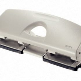 LEITZ Doppellocher 4/1.6mm 50220085 grau, 16 Blatt A6-A4