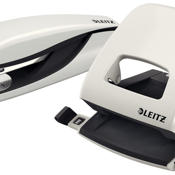 LEITZ Locher/Hefter WOW 5095 5095-10-01 weiss, Bundle 30 Blatt