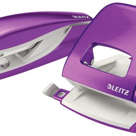LEITZ Locher/Hefter WOW 5095 5095-10-62 violett, Bundle 30 Blatt