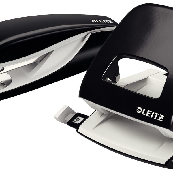 LEITZ Locher/Hefter WOW 5095 5095-10-95 schwarz, Bundle 30 Blatt