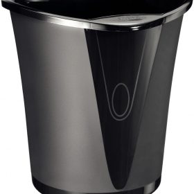 LEITZ Papierkorb Allura 52040095 schwarz 18lt
