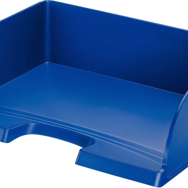 LEITZ Briefkorb Jumbo Plus quer 52190035 blau