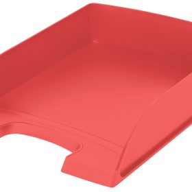 LEITZ Briefkorb Recycle A4 5227-50-20 rot, CO2 neutral