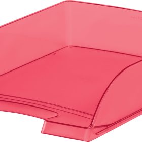 LEITZ Briefkorb Plus A4 52270026 rot frost