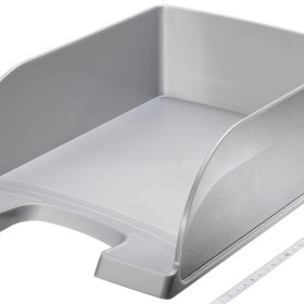 LEITZ Briefkorb Jumbo Plus A4 52330084 silber