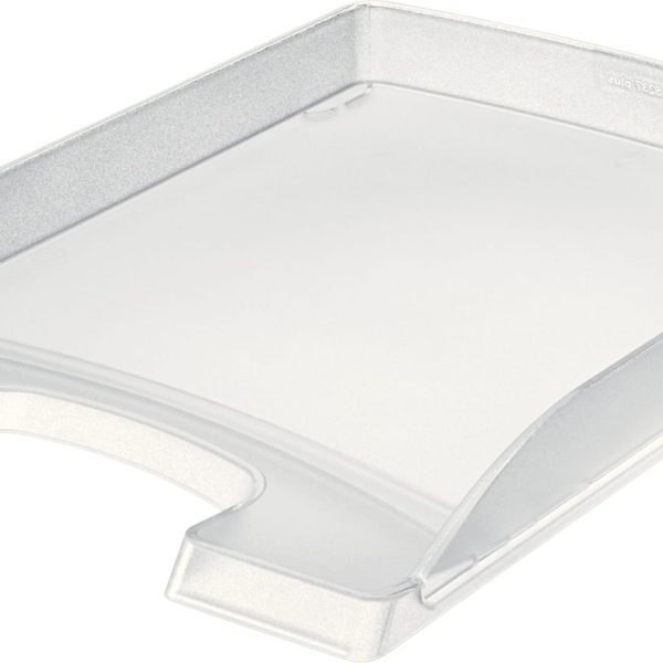 LEITZ Plus Briefkorb, flach A4 52370003 frost