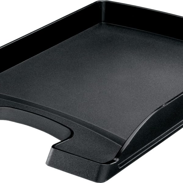 LEITZ Plus Briefkorb, flach A4 52370095 schwarz