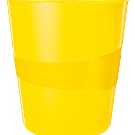LEITZ Papierkorb WOW 15 Liter 5278-10-16 gelb