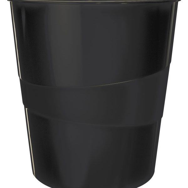 LEITZ Papierkorb WOW 15 Liter 5278-10-95 schwarz