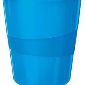 LEITZ Papierkorb WOW 15 Liter 52781036 blau