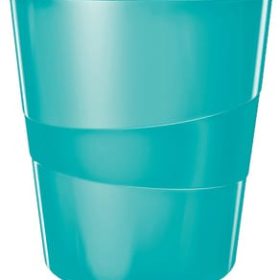 LEITZ Papierkorb WOW 15 Liter 52781051 eisblau