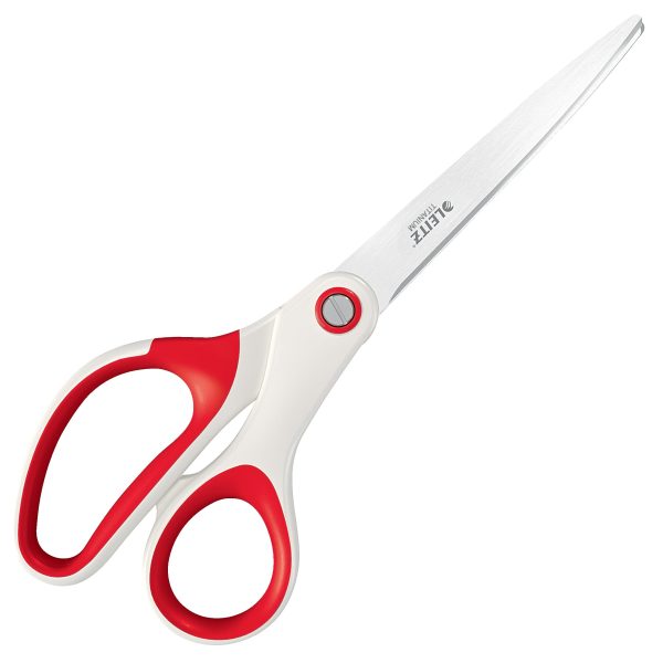 LEITZ Titan Schere WOW 5319-20-26 weiss/rot 20.5 cm