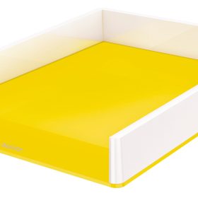 LEITZ Briefkorb WOW A4 5361-10-16 weiss/gelb