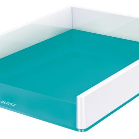 LEITZ Briefkorb WOW A4 5361-10-51 weiss/eisblau