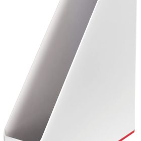 LEITZ Stehsammler WOW A4 5362-10-26 weiss/rot