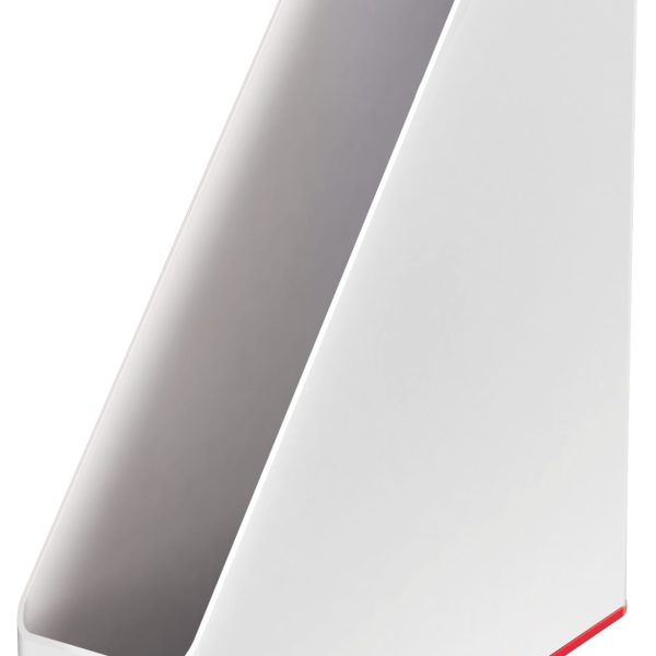 LEITZ Stehsammler WOW A4 5362-10-26 weiss/rot