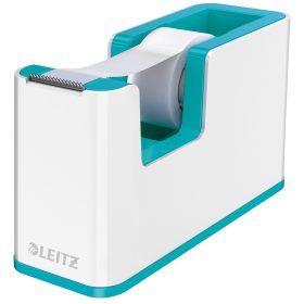 LEITZ Klebebandabroller WOW 19mmx33m 5364-10-51 weiss/eisblau