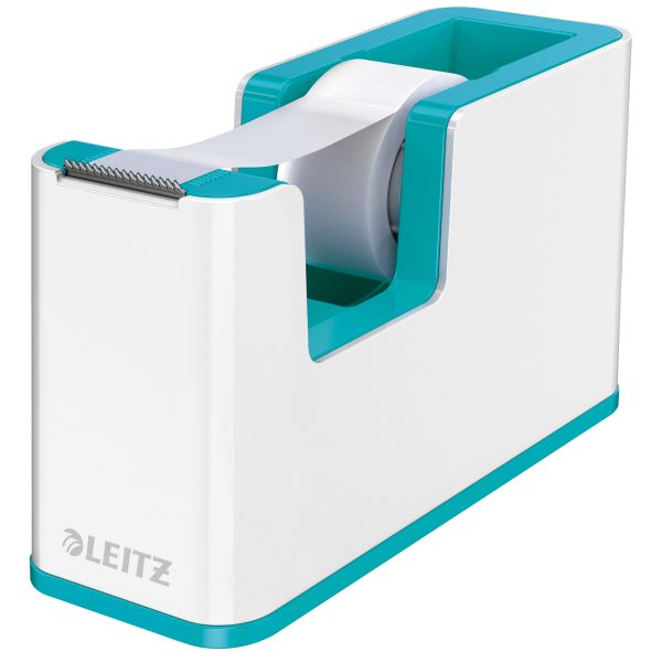 LEITZ Klebebandabroller WOW 19mmx33m 5364-10-51 weiss/eisblau