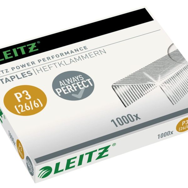 LEITZ Heftklammern P3 26/6mm 5572-00-00 verzinkt 1000 Stk.