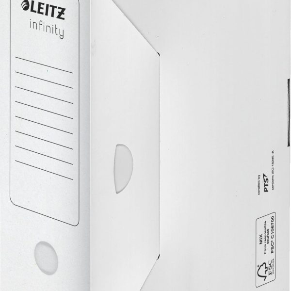 LEITZ Infinity Archivschachtel 60890000 weiss 330x100x255mm