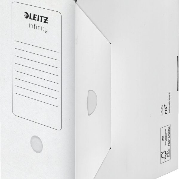LEITZ Infinity Archivschachtel 60920000 weiss 330x150x255mm