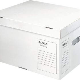 LEITZ Infinity Box mit Deckel L 61040000 weiss 420x350x265mm
