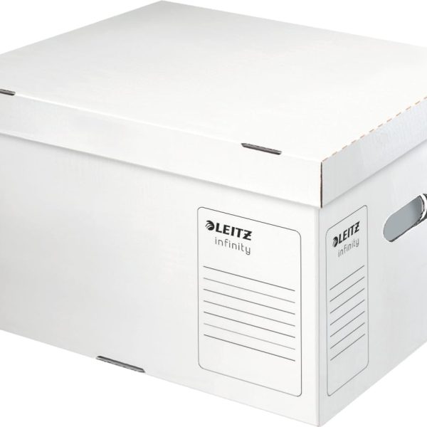 LEITZ Infinity Box mit Deckel L 61040000 weiss 420x350x265mm