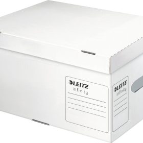 LEITZ Infinity Box mit Deckel S 61050000 weiss 355x255x190mm