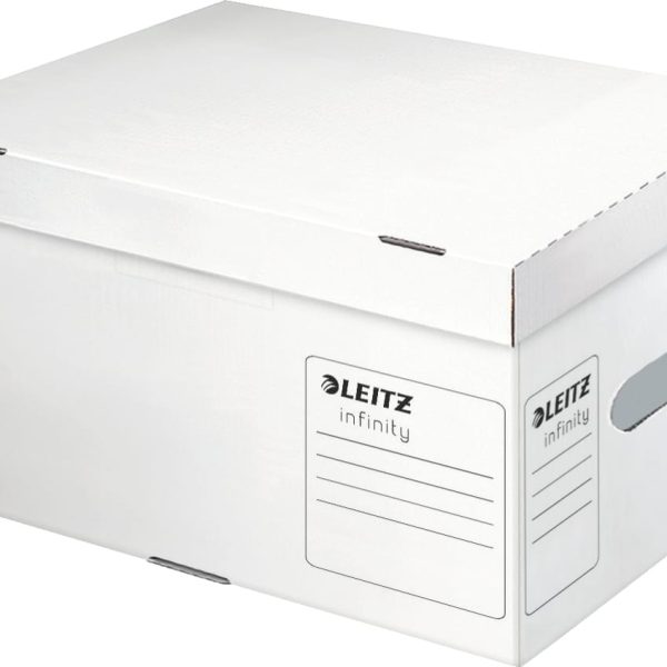 LEITZ Infinity Box mit Deckel S 61050000 weiss 355x255x190mm