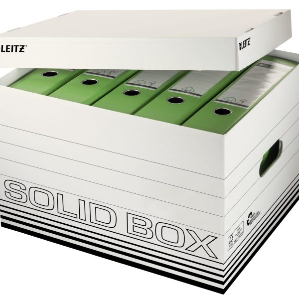 LEITZ Solid Box L 6119-00-01 weiss 346x305x450mm