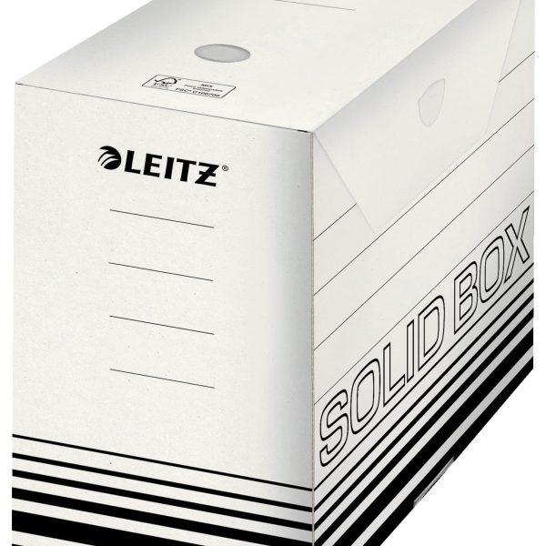 LEITZ Solid Box A4 6129-00-01 weiss 150x257x330mm