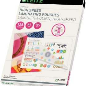 LEITZ Laminiertasche A4 74300002 glanz, 125my 100 Stk