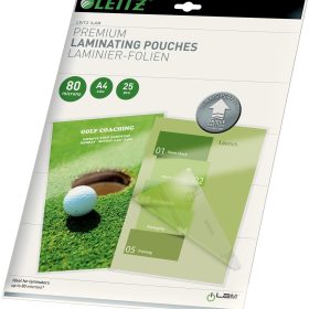 LEITZ Laminiertasche A4 74790000 glanz, 80my 25 Stk