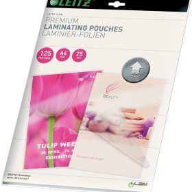 LEITZ Laminiertasche A4 74820000 glanz, 125my 25 Stk