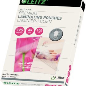 LEITZ Laminiertasche A5 74930000 glanz, 125my 100 Stk