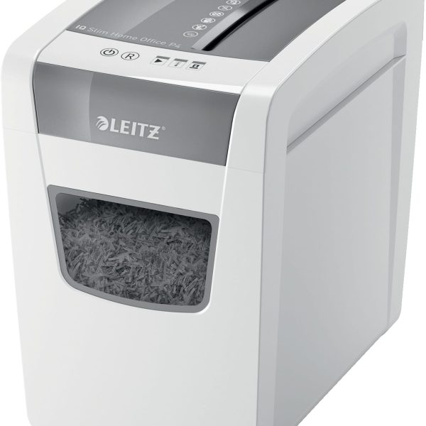 LEITZ Aktenvernichter IQ 8001-00-00 Home Office Slim, P-4, 23lt