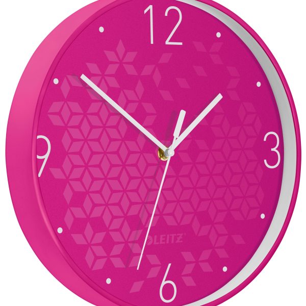 LEITZ Wanduhr WOW 29cm 9015-00-23 pink