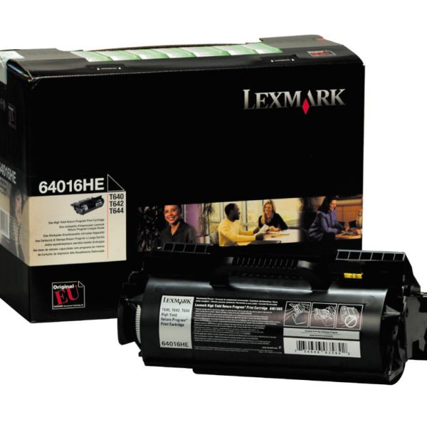 LEXMARK Toner-Modul prebate schwarz 64016HE T640/642/644 21'000 Seiten