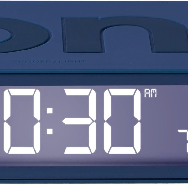 LEXON Wecker Flip Classic LR157DB9 dunkelblau, USB-C