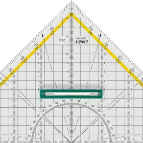 LINEX Geodreieck 100414079 320mm, mit Griff