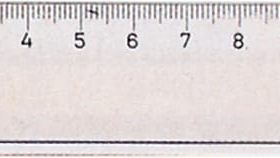 LINEX Schullineal transparent 30cm 1030M mit Tuschkante und Facette