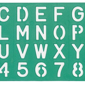 LINEX Schriftschablone 30mm 586200L
