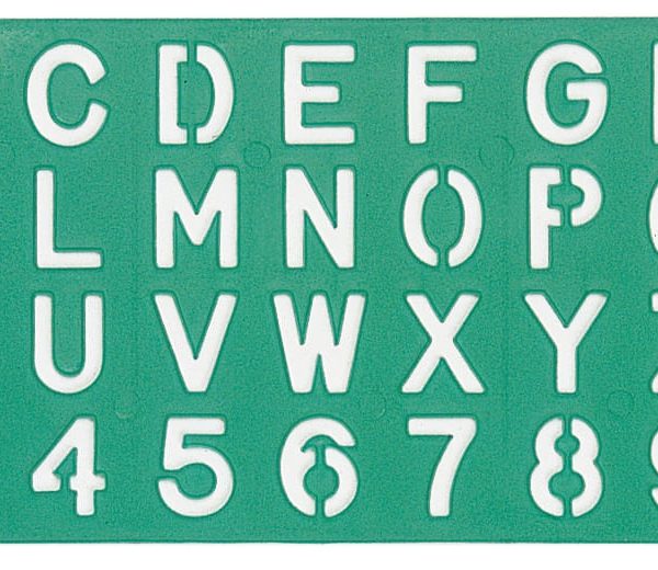 LINEX Schriftschablone 30mm 586200L