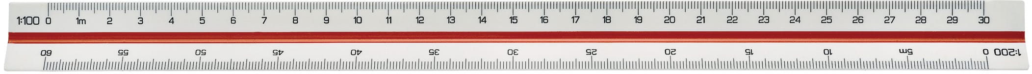 LINEX-94800L-5701221101730 LINEX Dreikantmassstab 30cm 94800L weiss/farbig – Hochwertig & günstig bei ShopDeca