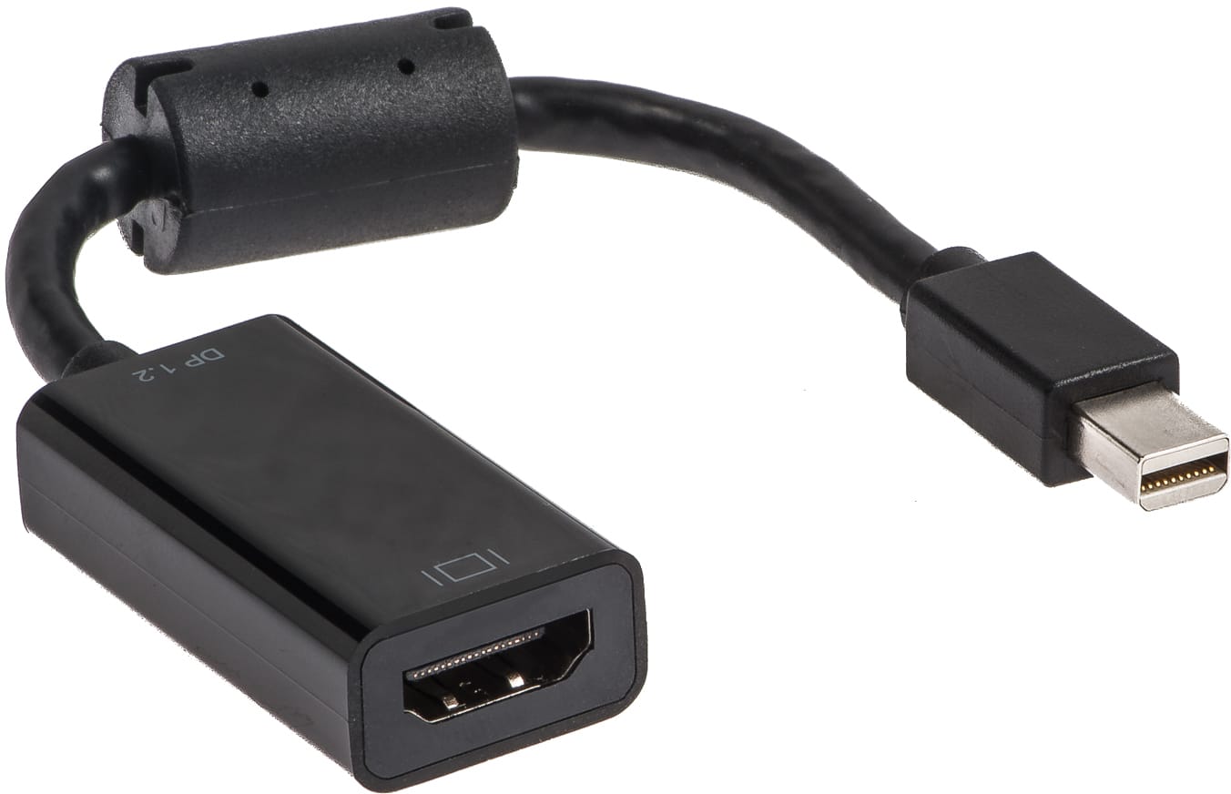 LINK2GO-AD4111BP-7613058028501 LINK2GO Adapter Mini Disp.-Port-HDMI AD4111BP male/female, 15cm – Hochwertig & günstig bei ShopDeca
