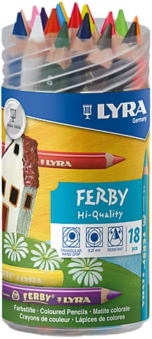LYRA-3623180-4084900290170 LYRA Farbstifte Ferby 3623180 18 Farben – Hochwertig & günstig bei ShopDeca