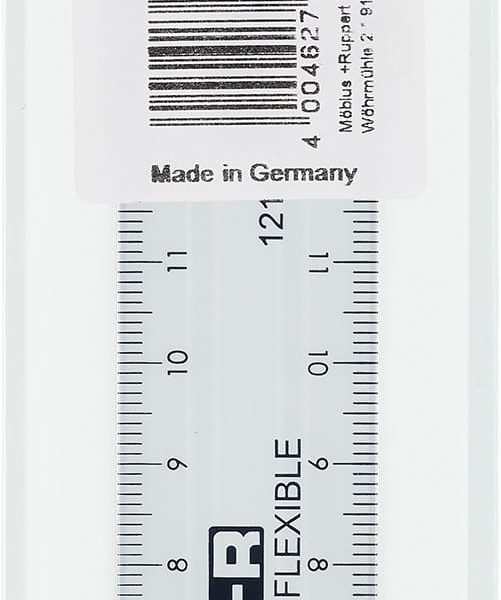 M+R Universallineal 15cm 712150320 glasklar, bruchfest