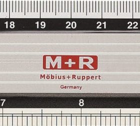 M+R Metall-Lineal 40cm 718400000 skaliert Alu