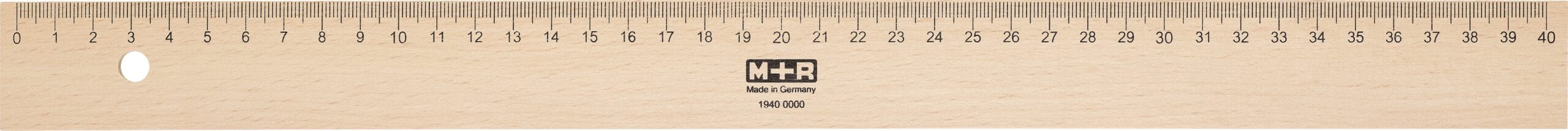 M-R-719400000-4004627262014 M+R Lineal 40cm 719400000 Metalleinlage Buche – Hochwertig & günstig bei ShopDeca